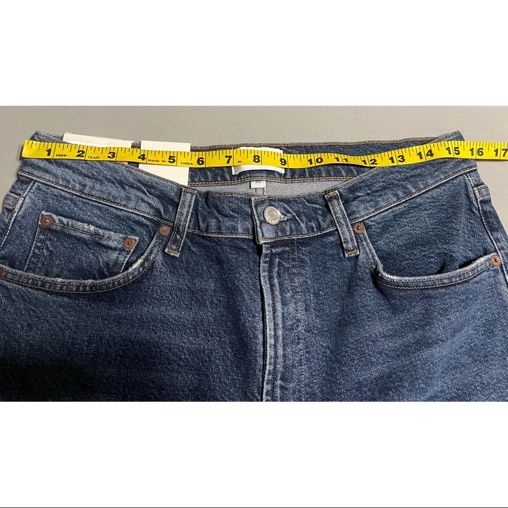 AGOLDE Wilder Mid-Rise Straight Jeans Size 30 NWT - Picture 11 of 14